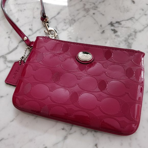 COACH Patent Leather Wristlet - Picture 4 of 4